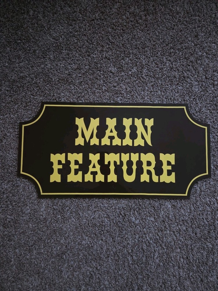 Vintage Adventureland Video Store Main Feature Sign