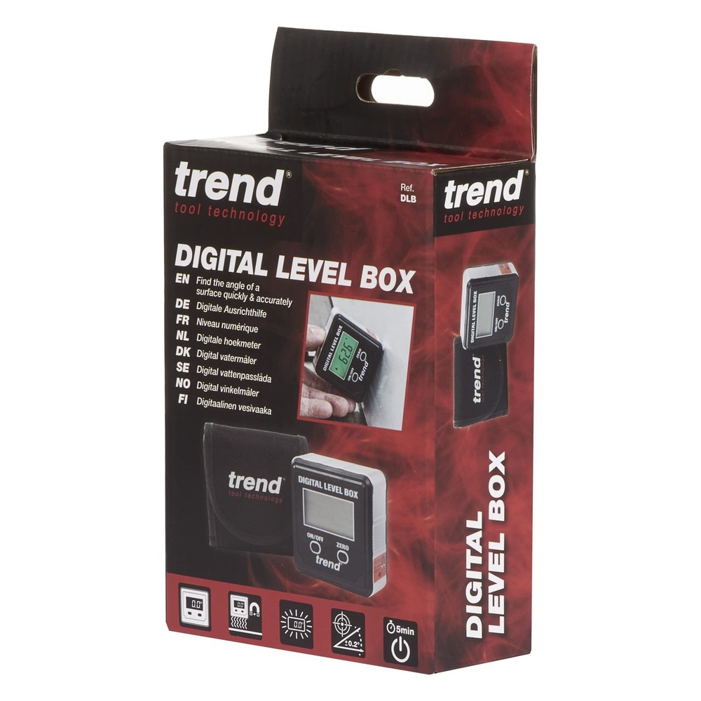 Digital Level Box and Angle Finder (Magnetic Base & LCD Display) for Woodwork...