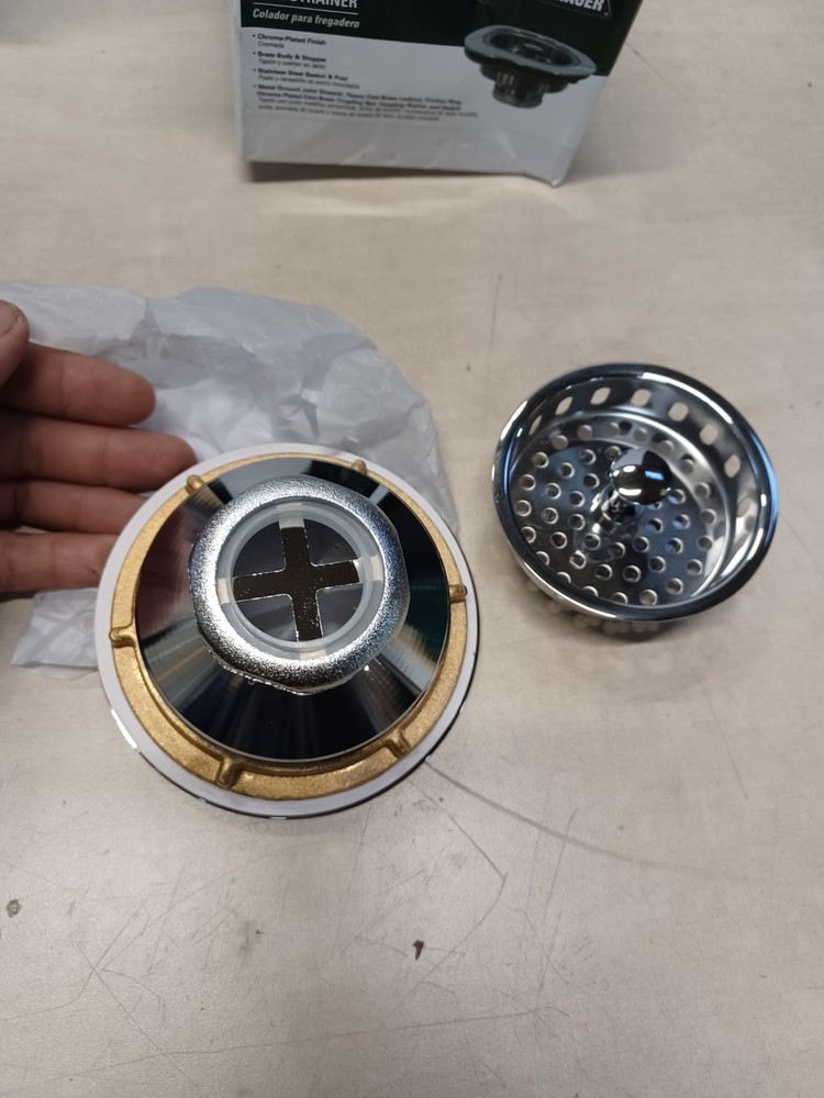 SEXAUER SX-0700542 Sink Strainer, Chrome Plated