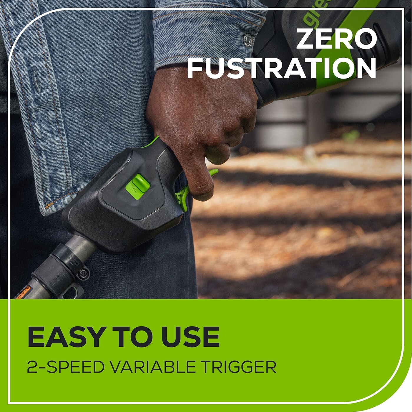 Greenworks 80V 17-inch String Trimmer (Brushless) with 2Ah Battery and Charger