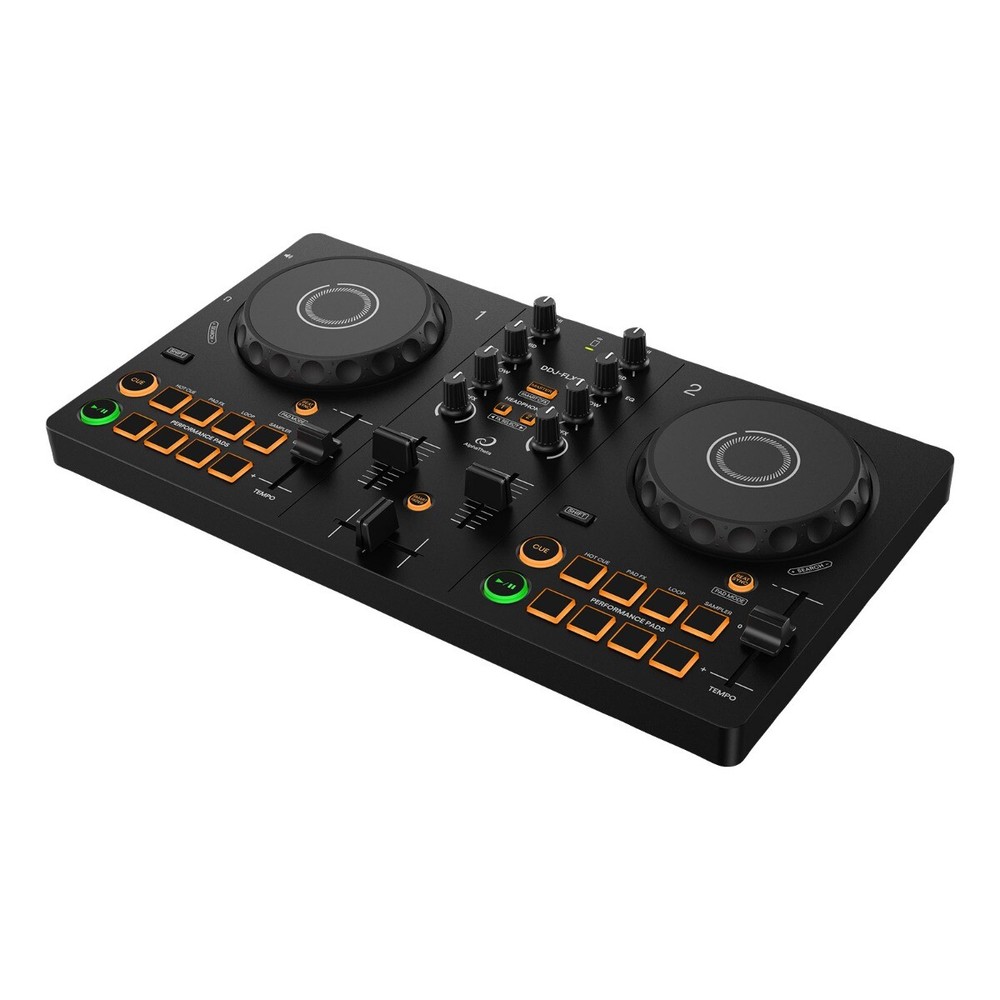 AlphaTheta DDJ-FLX2 Compact Beginner 2-Channel Serato rekordbox DJ Controller