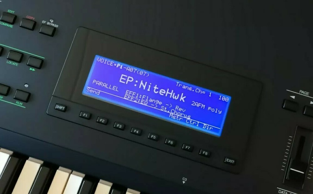 Yamaha SY-77 SY-99 Custom (Negative) LED Display !