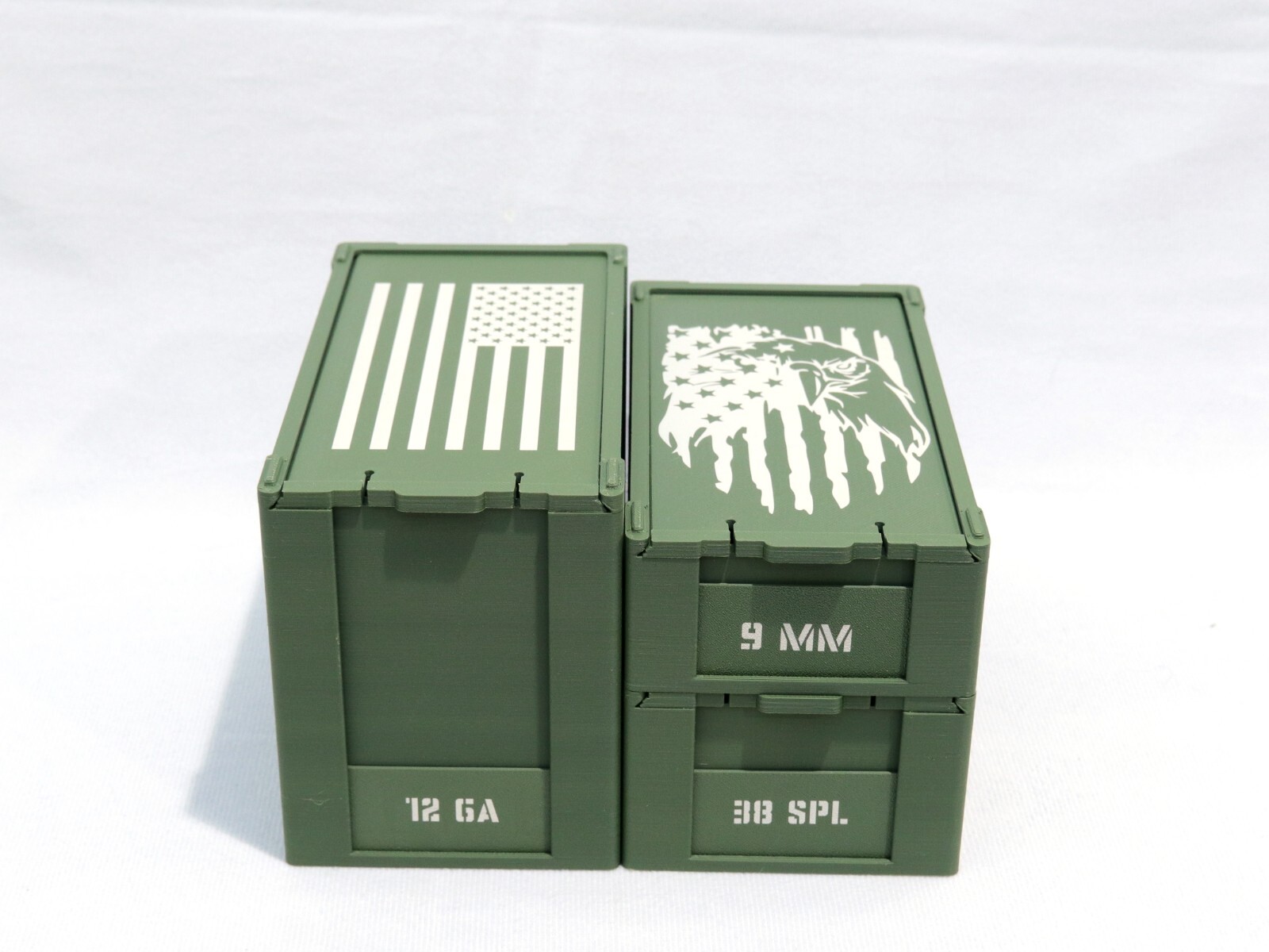 Stackable Ammo Boxes - US Eagle - No Live Ammo!