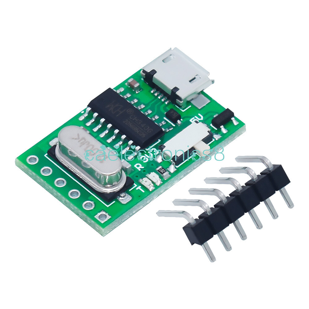1PCS USB to TTL converter Micro UART module CH340G CH340 3.3V 5V switch