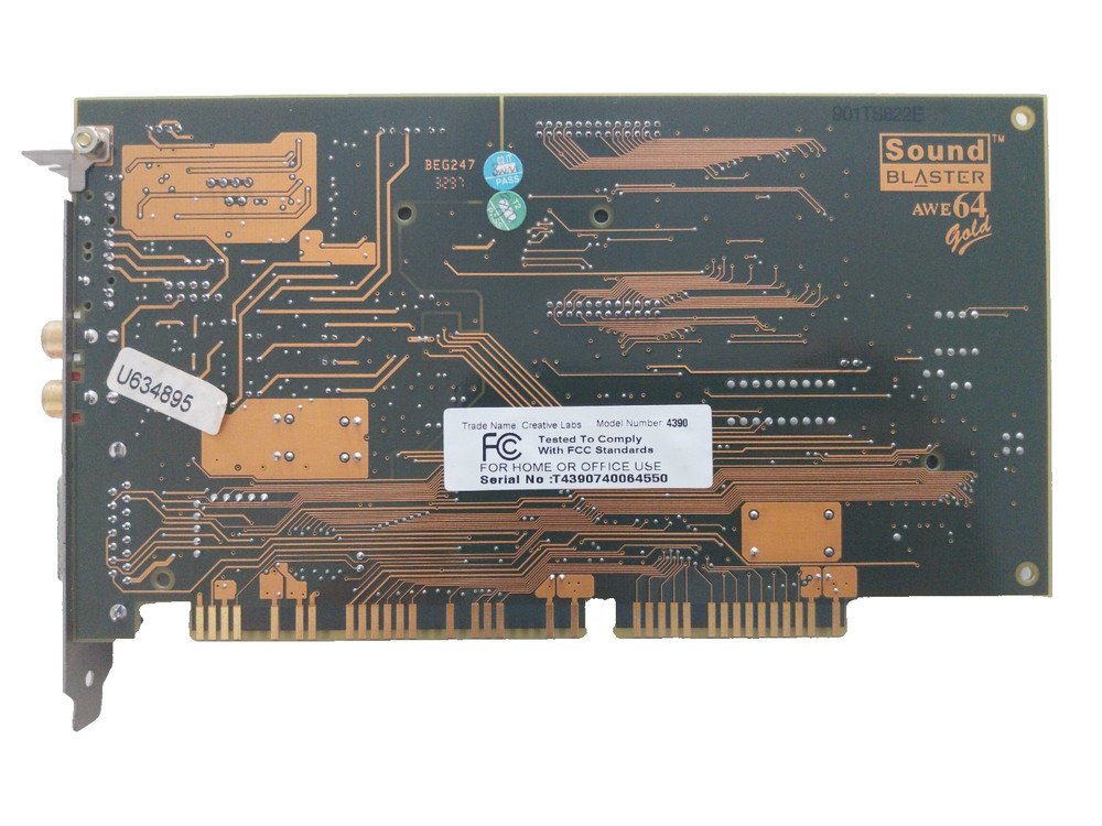 Sound Blaster AWE 64 GOLD (CT4390) -= TESTED =-