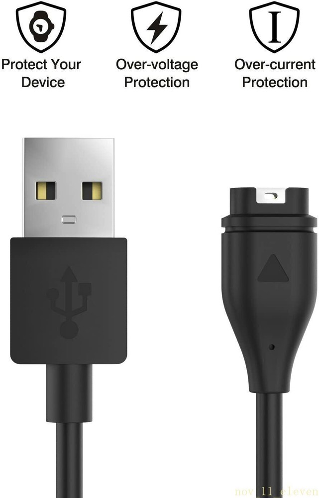 For Garmin Instinct Charger Replacement Charging Cable Cord USB US