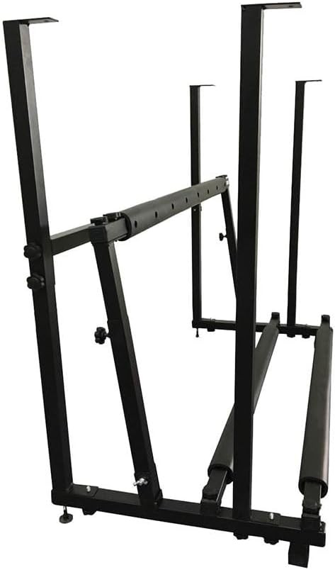 14 Guitars Rack Stand Folding Double Tier Multi Guitar Stand Bass Holder Mount