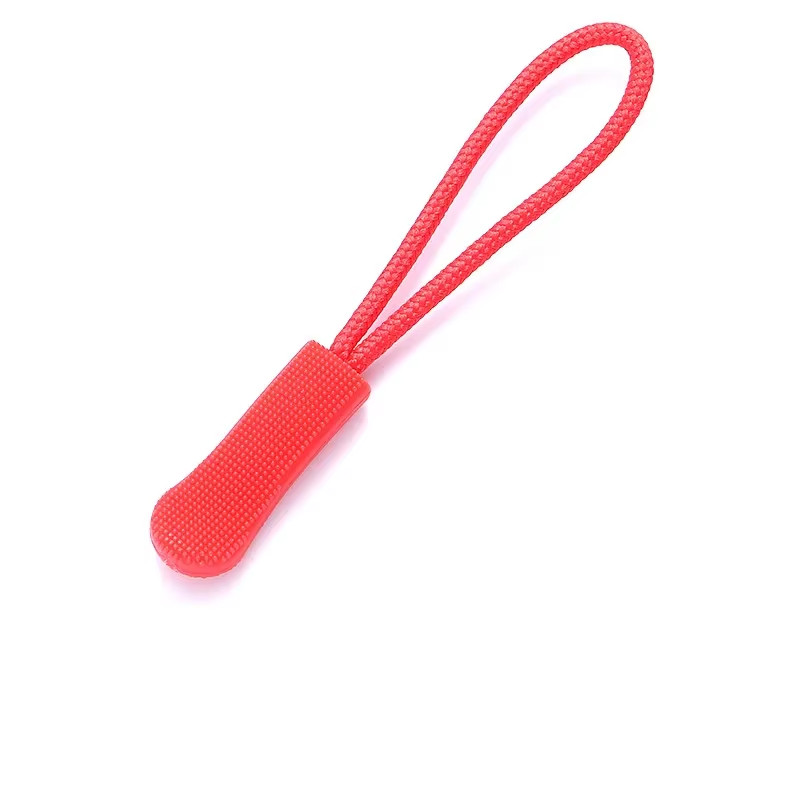 20PCS Bright Zipper Puller Helper Red Nylon Pulls Tab for Backpacks - NEW