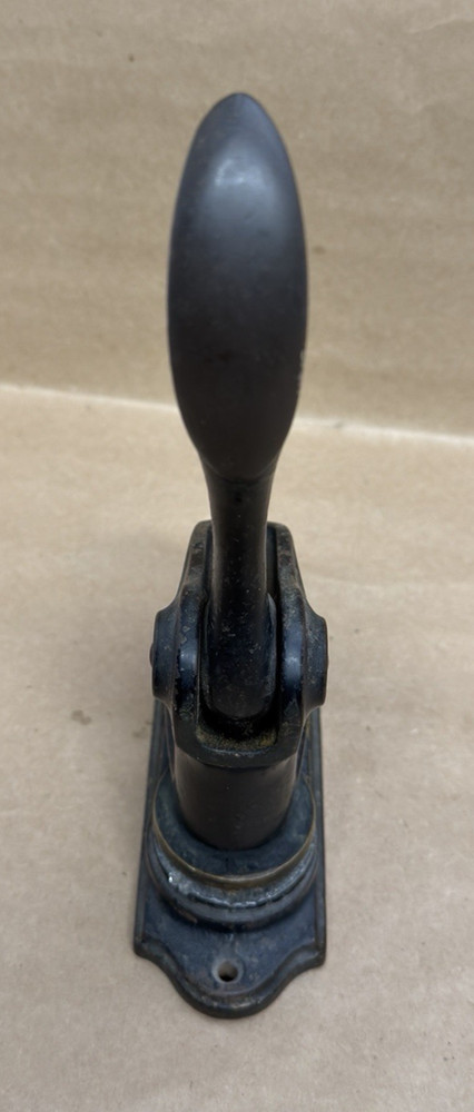 Antique Cast Iron Stamp Red Star