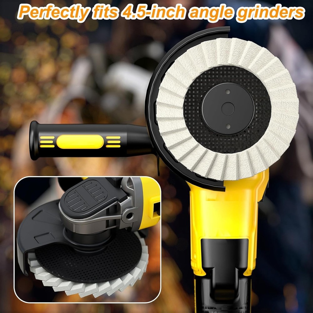 Durable 8-Pc Wool Polishing Wheels & Compounds for Efficient Surface Restoration