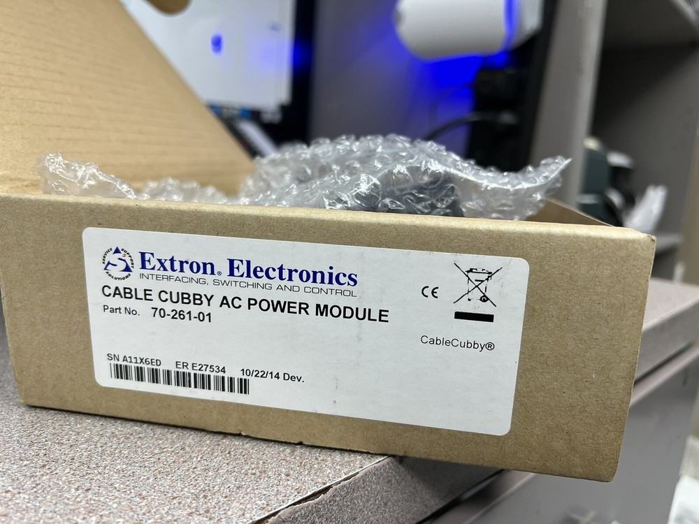 Extron Electronics 70-261-01 Cable Cubby AC Power Module New