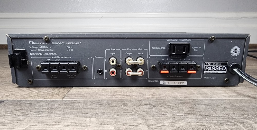 Nakamichi Compact Receiver 1