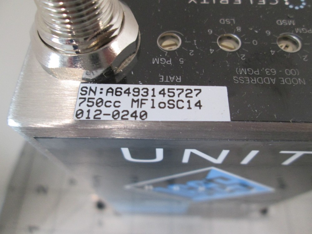 Unit, UFC-1665, MFloSC14, 750 CC, Mass Flow Controller, New
