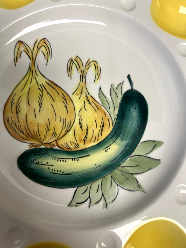 Fred Roberts Co Ceramic Deviled Egg Dish-Made in Japan S&P