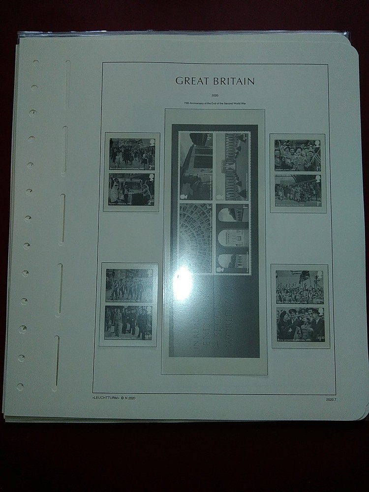 LIGHTHOUSE Commemorative Hingeless album pages Great Britain 2020 Used R2020