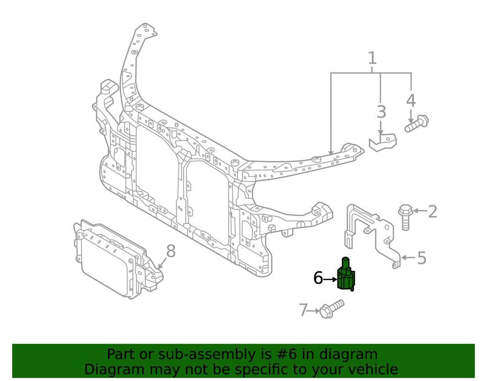 Genuine Kia Temp Sensor 97280-2F100