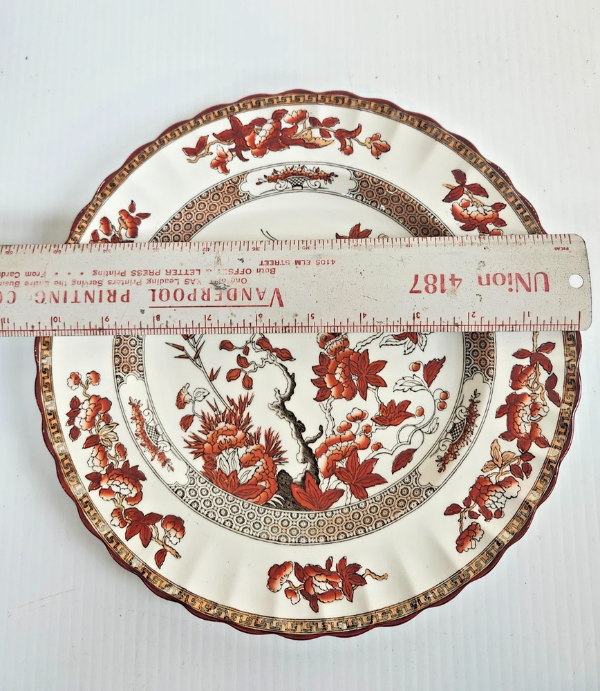 Spode Copeland "India Tree" Orange Rust - England - Replacement China - You Pick