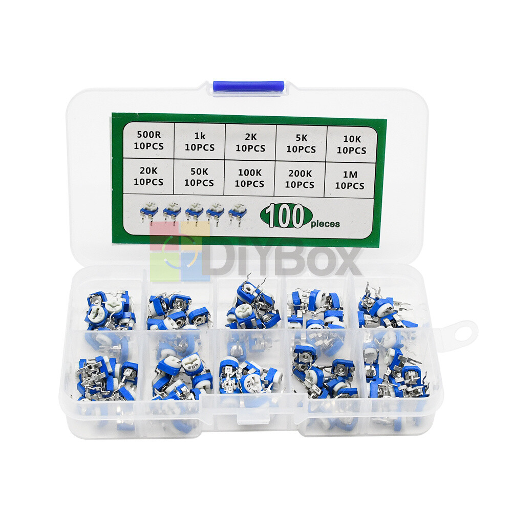 18/20/50/100PCS Potentiometer Adjustable Resistance 9/10 Specifications Package