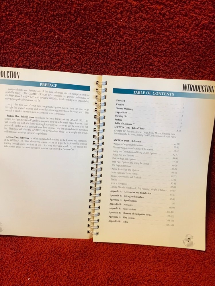 GARMIN GPSMAP 195 PILOT'S GUIDE AND REFERENCE