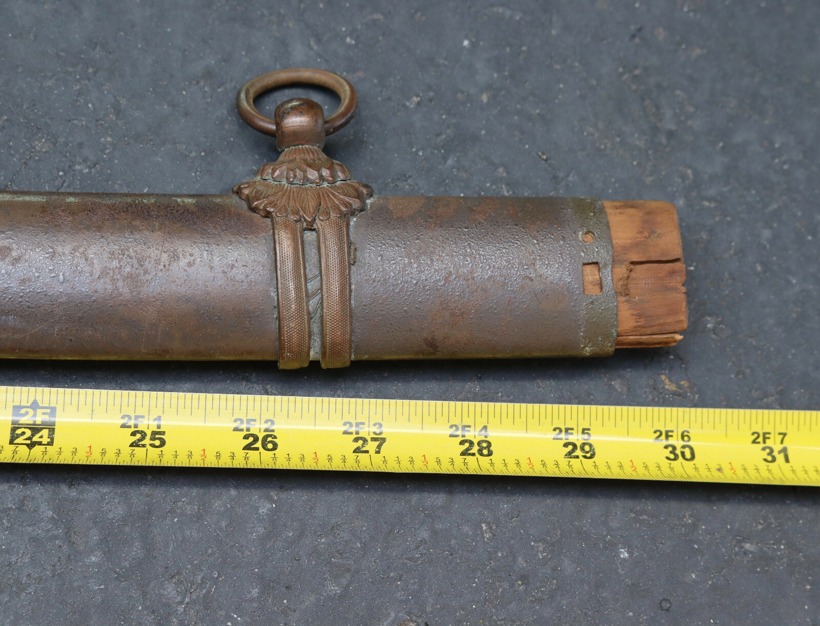 Rare Vintage NCO WWII Japanese Army Officer Sword Scabbard Sheath ONLY Katana