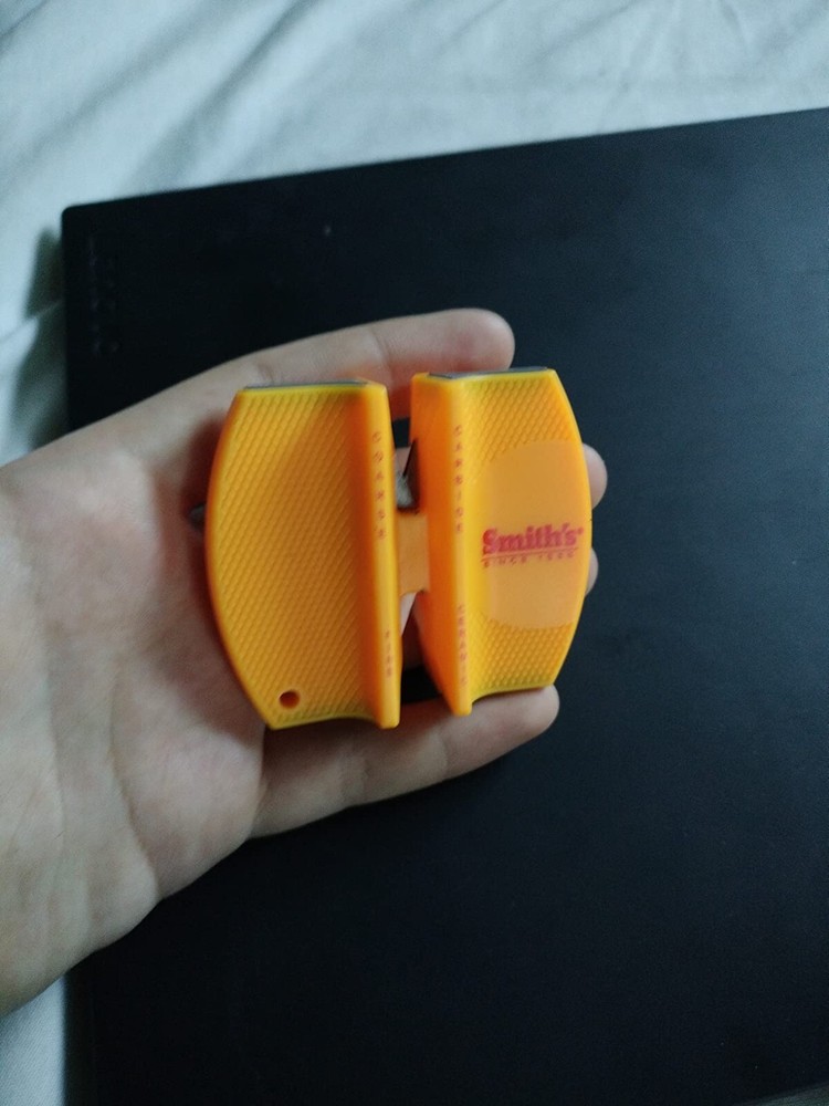 Ccks 2-Step Knife Sharpener Professional - Yellow - 2-Step Preset Coarse Pocket