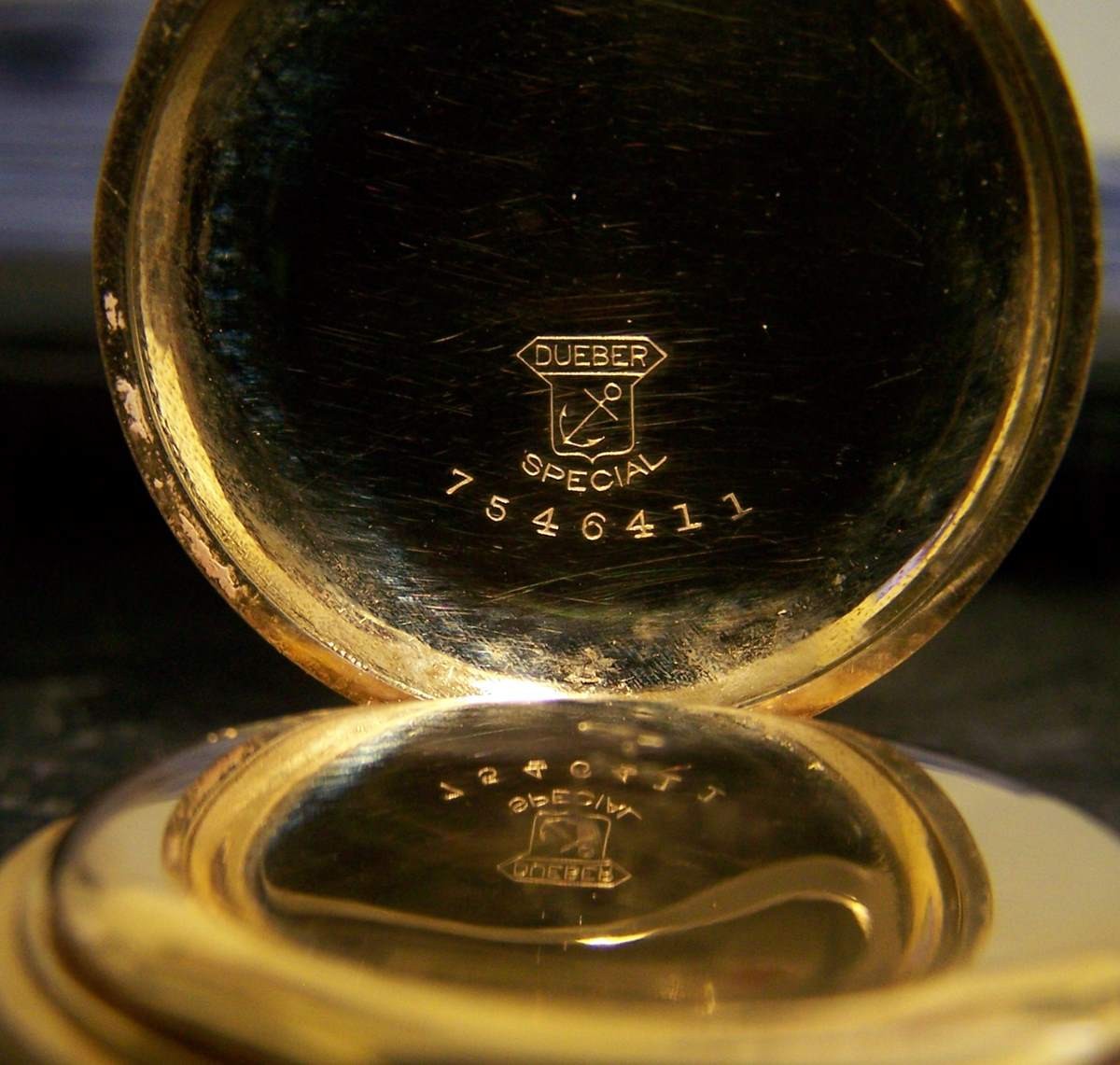 1911 Hampden Diadem 3/0s 15J Pocket Watch –Dueber Hunter Case