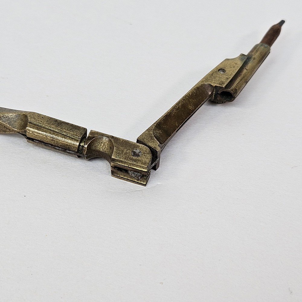 Vintage Brass Drawing Compass Divider Tool Engineering Drafting Antique