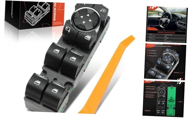 Master Power Window Switch Compatible with Ford Explorer 2016-2019