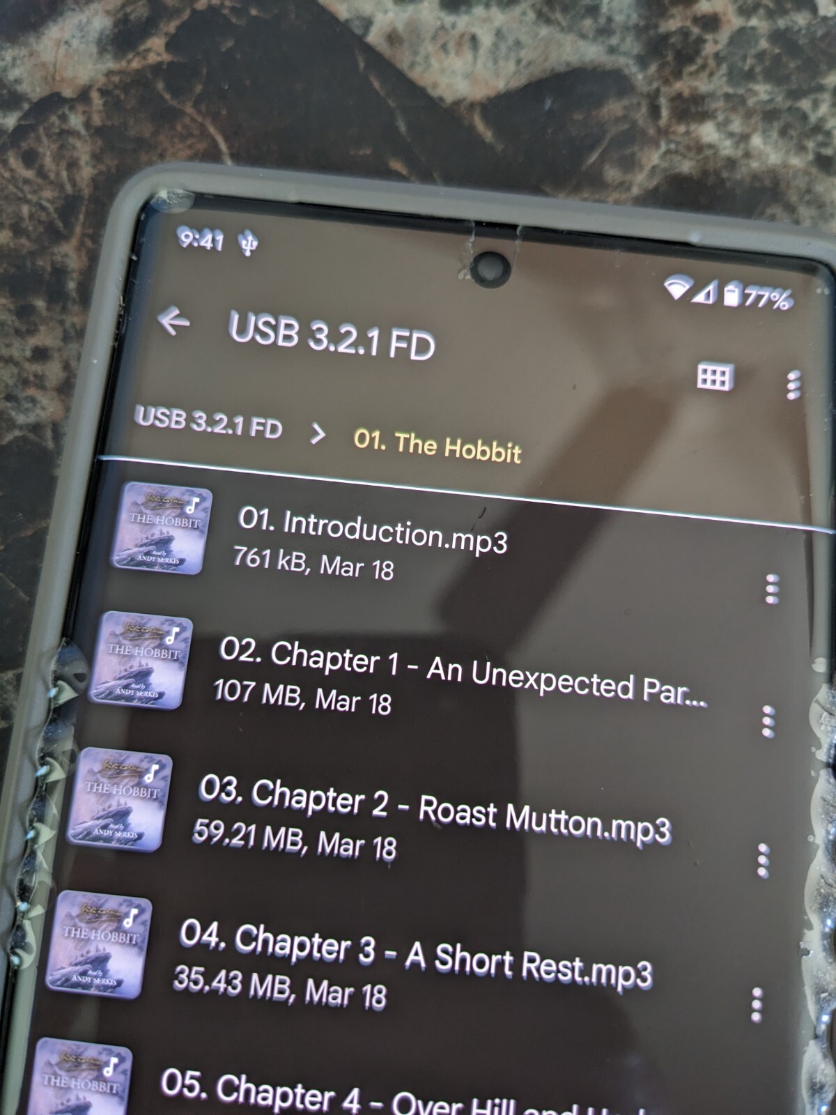 J.R.R. Tolkien - The Hobbit - Lord of the Rings - MP3 USB 25 Audiobooks Series