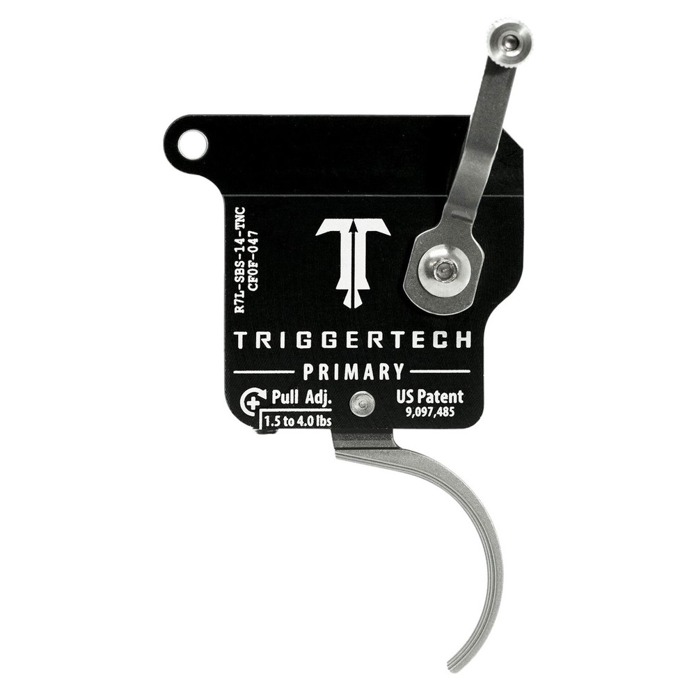 TriggerTech Primary Left Hand Rem 700 Curved SingleStage Trigger #R7L-SBS-14-TNC