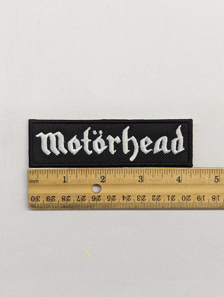 Motorhead Patch Iron on Embroidered Metal patch