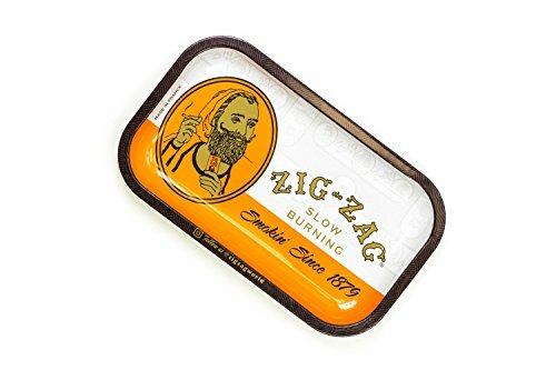 Zig-Zag Metal Rolling Tray Small Classic
