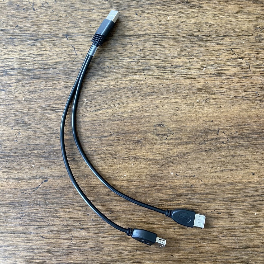 USB A splitter data cable for Tesla model 3 2017 2018 2019 model year power cord
