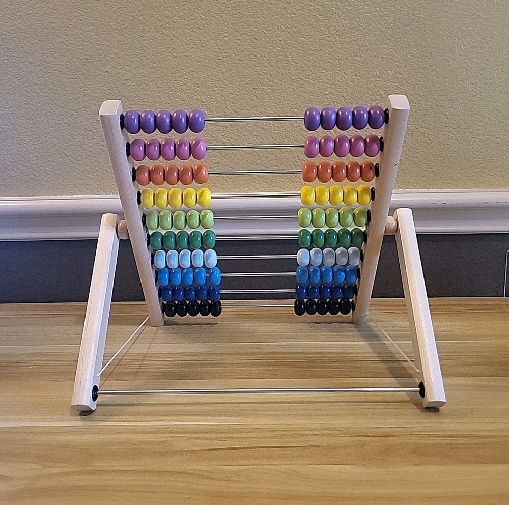 Wooden Abacus Math Counting Developmental Toy