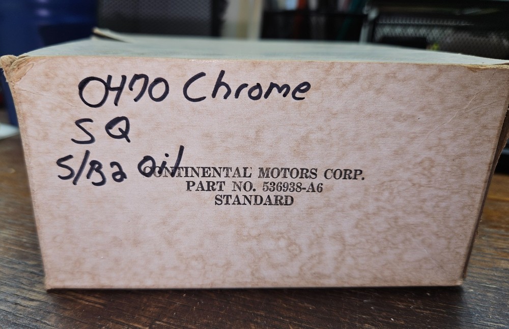 Continental OEM#536938-A6 Piston Rings Complete Engine Set