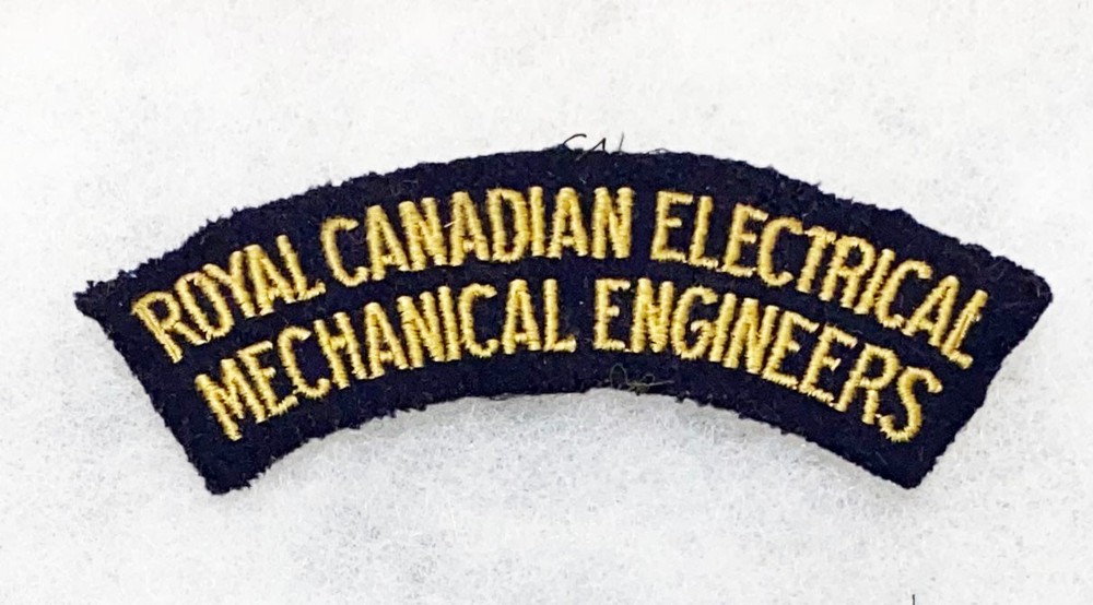 Royal Canadian Electrical Mechanical Engineers Title / Patch