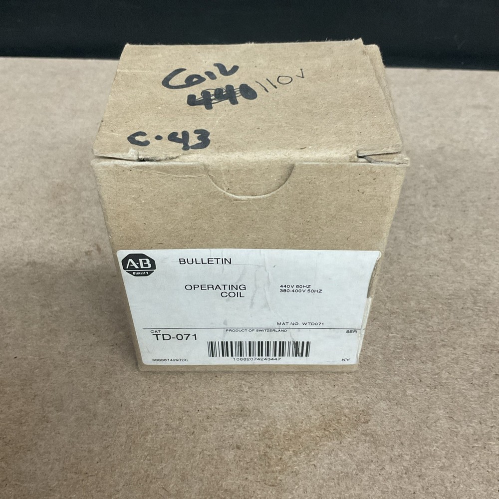 Allen-Bradley TD-071 Operating Coil