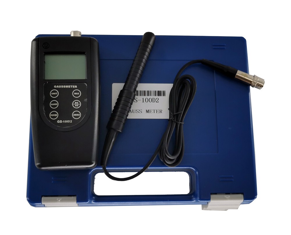 Digital Gauss Meter Gaussmeter Tesla Tester 200mT/2000mT Range Conversion