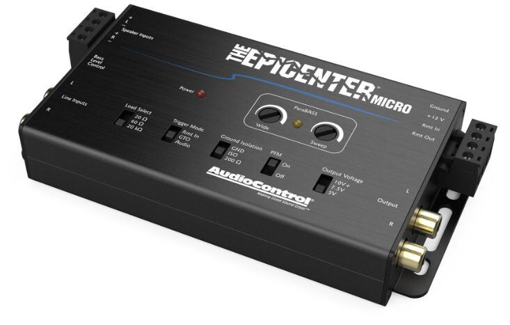 The Epicenter® Micro Bass Restoration Processor & Line Output Converter