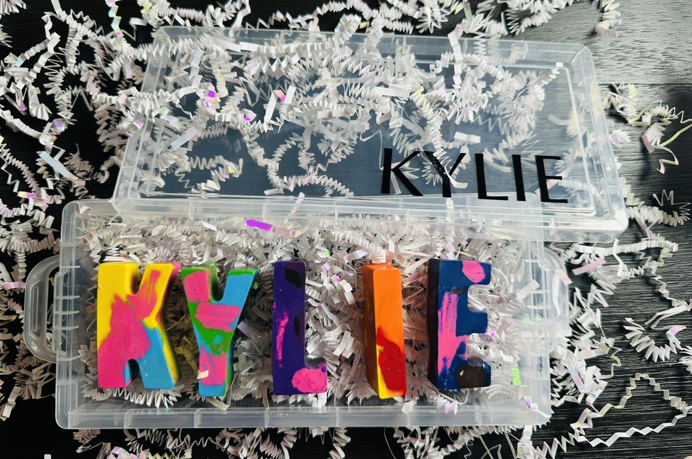 Custom Crayon Letters Personalized. Extra Large. Letter Crayons. Kids Gift