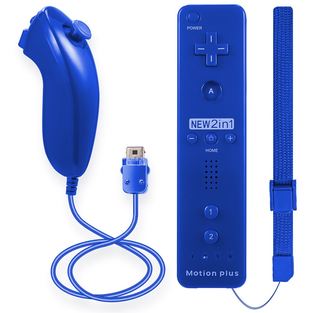 Wii Motion Plus Remote Controller Nunchuck Nintendo Wii &Wii U Silicone Strap-US