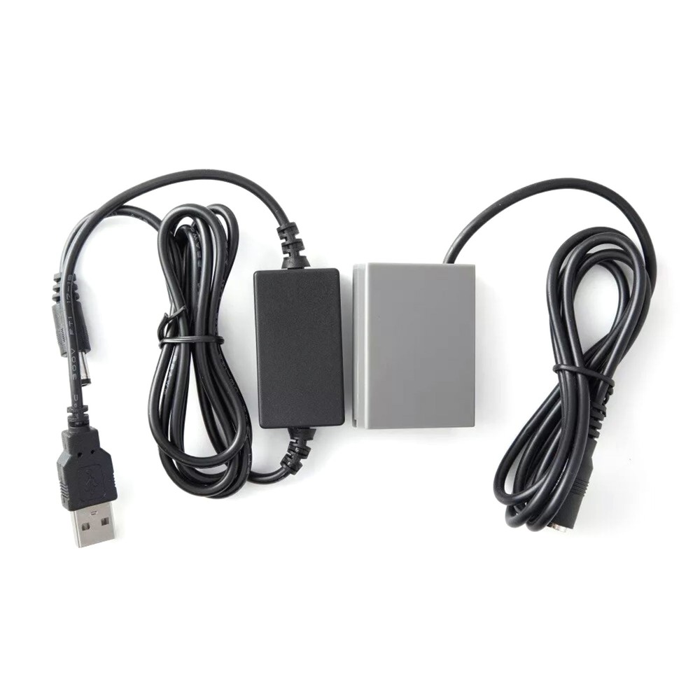 2A-4A BLS1 BLS5 DC Coupler Dummy Battery with USB Cable for Olympus USB