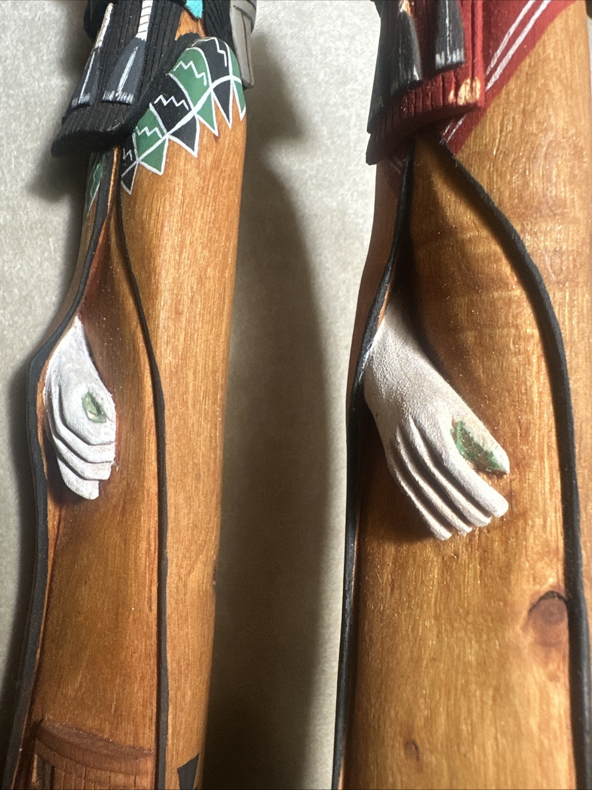 Dewayne Ahownewa Hopi Kachina Carved Wood Dolls Hopi Arts 2nd Mesa Arizona Vtg