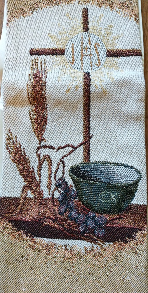 Pentecost Off-White Stole for Deacon from Ecumenicus