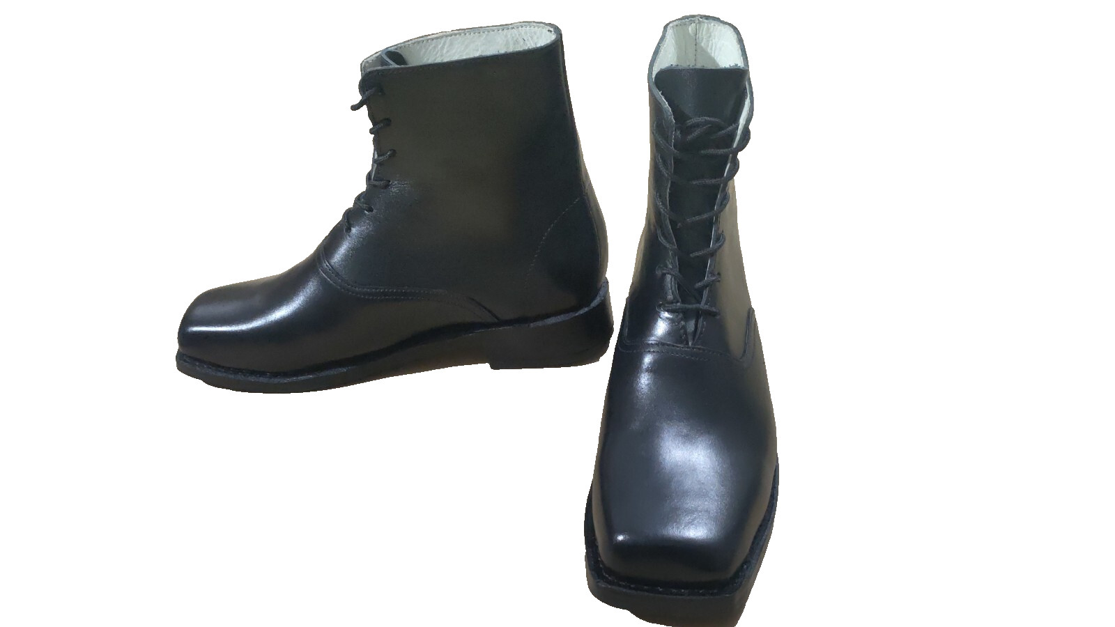 Civil War Jefferson Boot, Handmade Brogan Boot Genuine Cow Hide Leather upper.