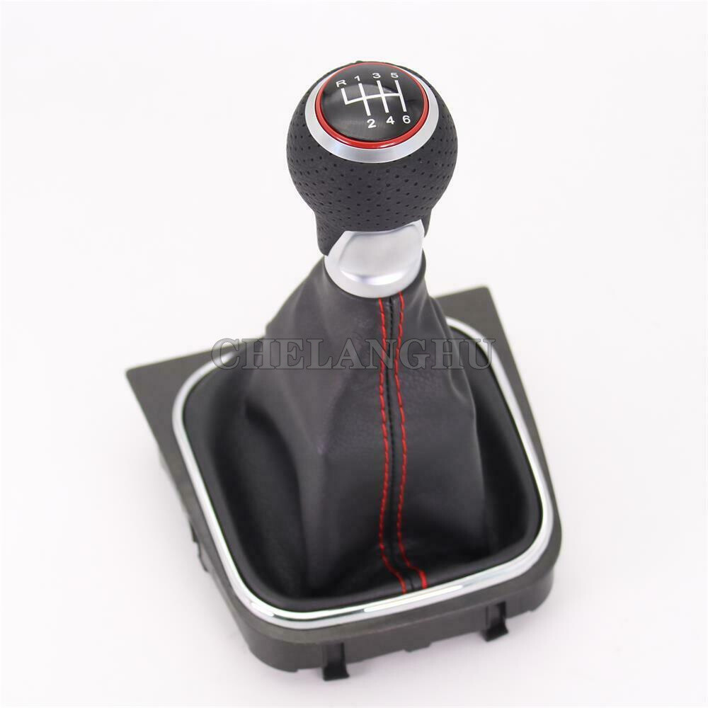 6 speed gear shift knob For VW Golf 6 A6 MK6 GTI GTD 2009 2010 2011 2012 2013