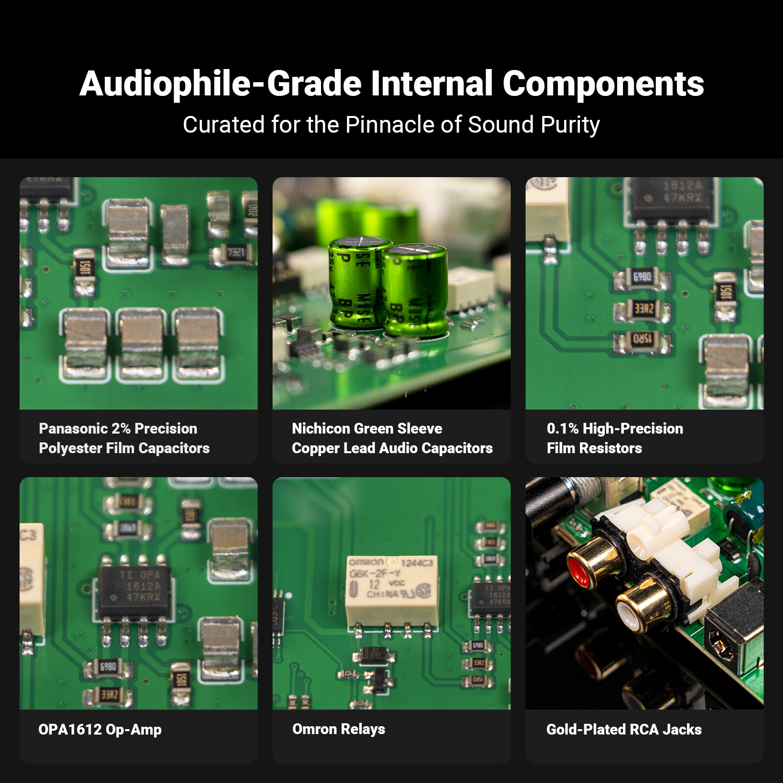 Fosi Audio Box X5 Phono Preamp for for MM & MC Cartridge Turntable 4-Level Gain