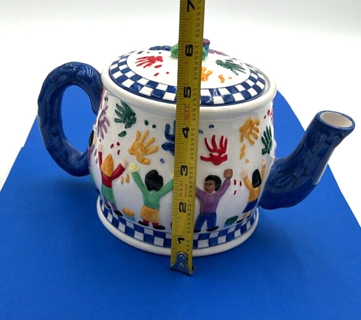 Save The Children Teapot Hand Painted - Centrum