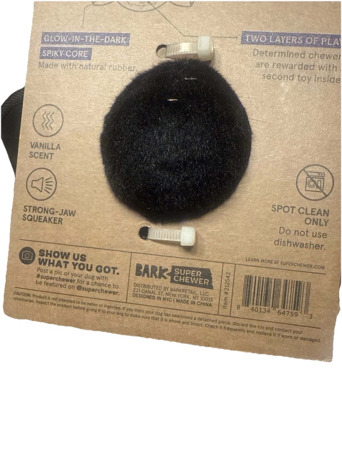 Bark Howl O Ween Super Chewer Dog Toy ~ BRAM THE BAT ~ SMALL ~ NEW