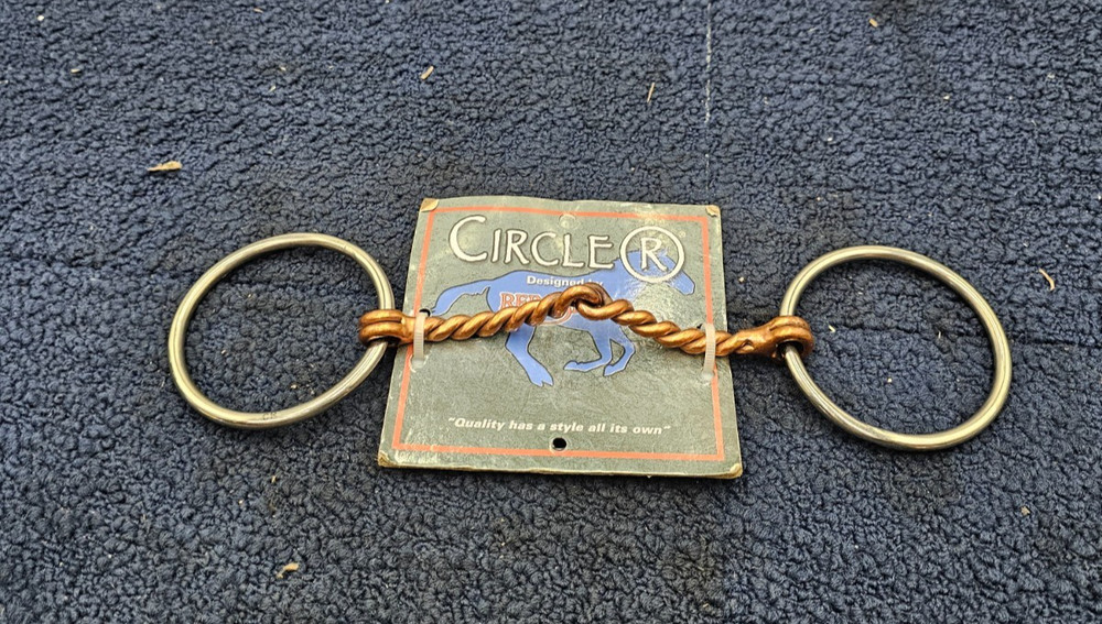 Reinsman Circle R CR115 All Around Light Ring Snaffle Bit
